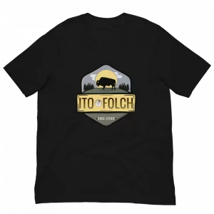 “Mountain Bison” – Classic T-Shirt (Black)